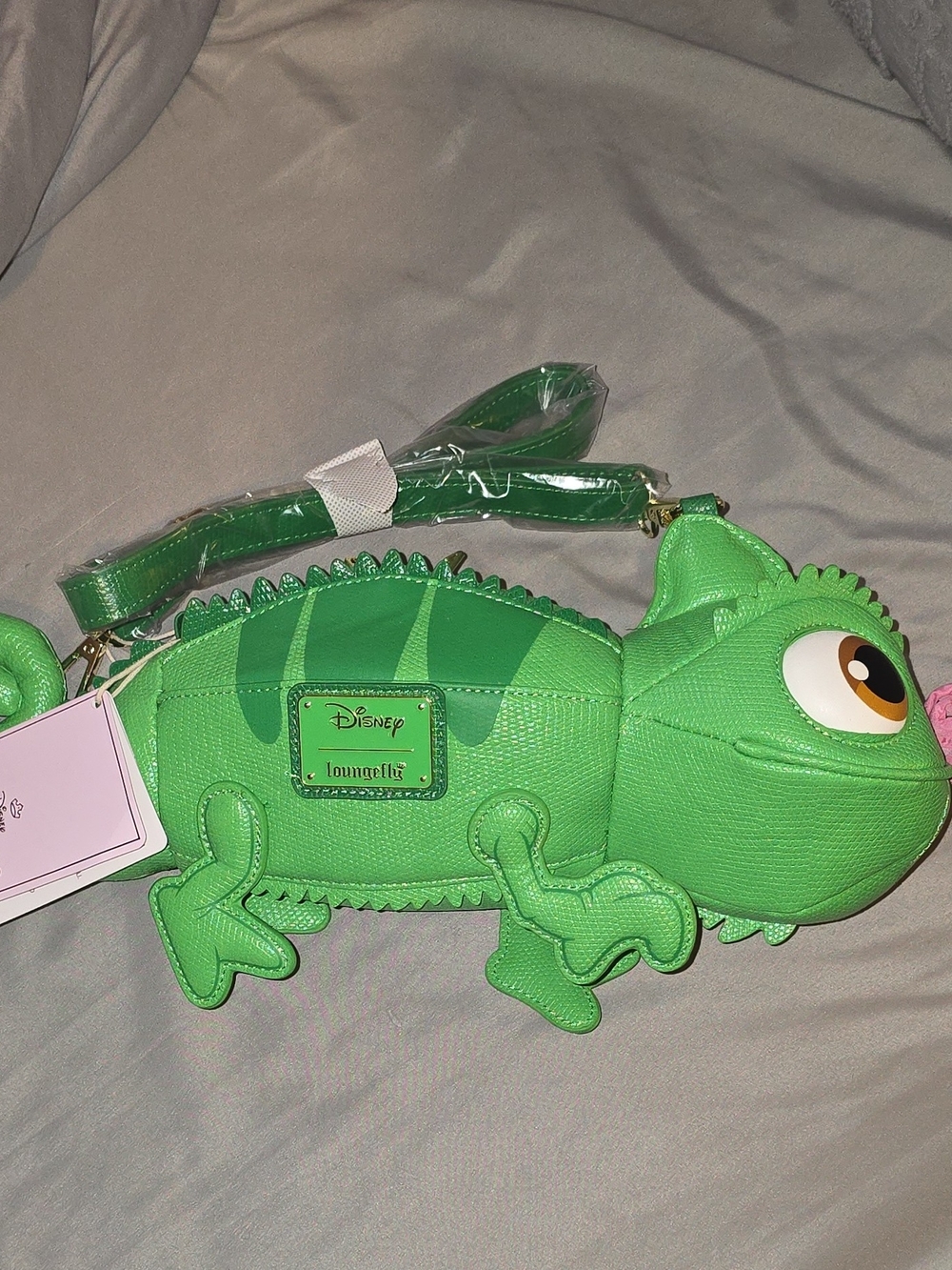 Loungefly Pascal Chameleon Crossbody Bag - Green